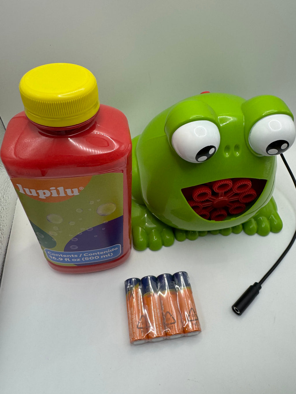 Switch modified lupilo bubble machine frog