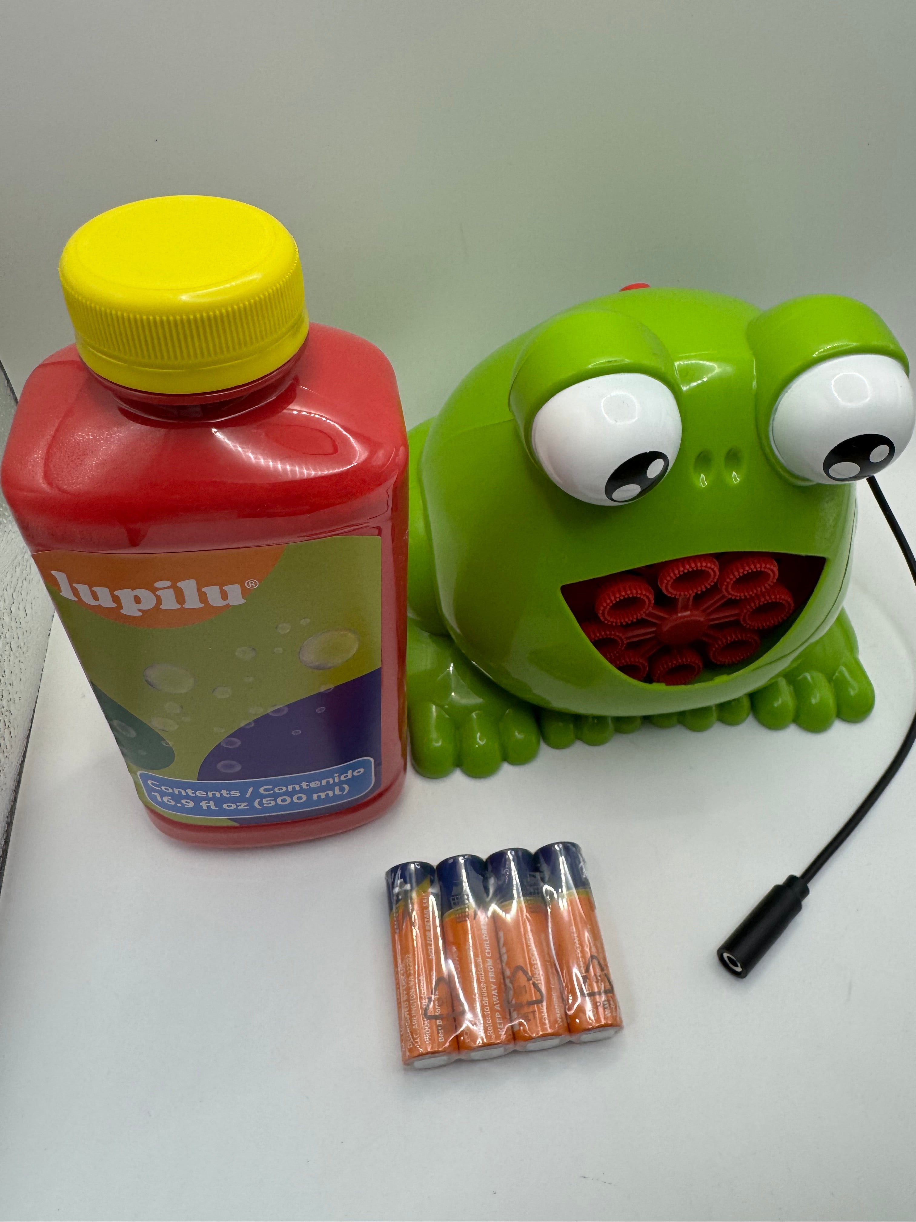 Switch modified lupilo bubble machine frog