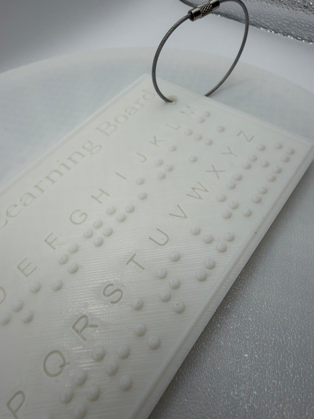 Braille abc board