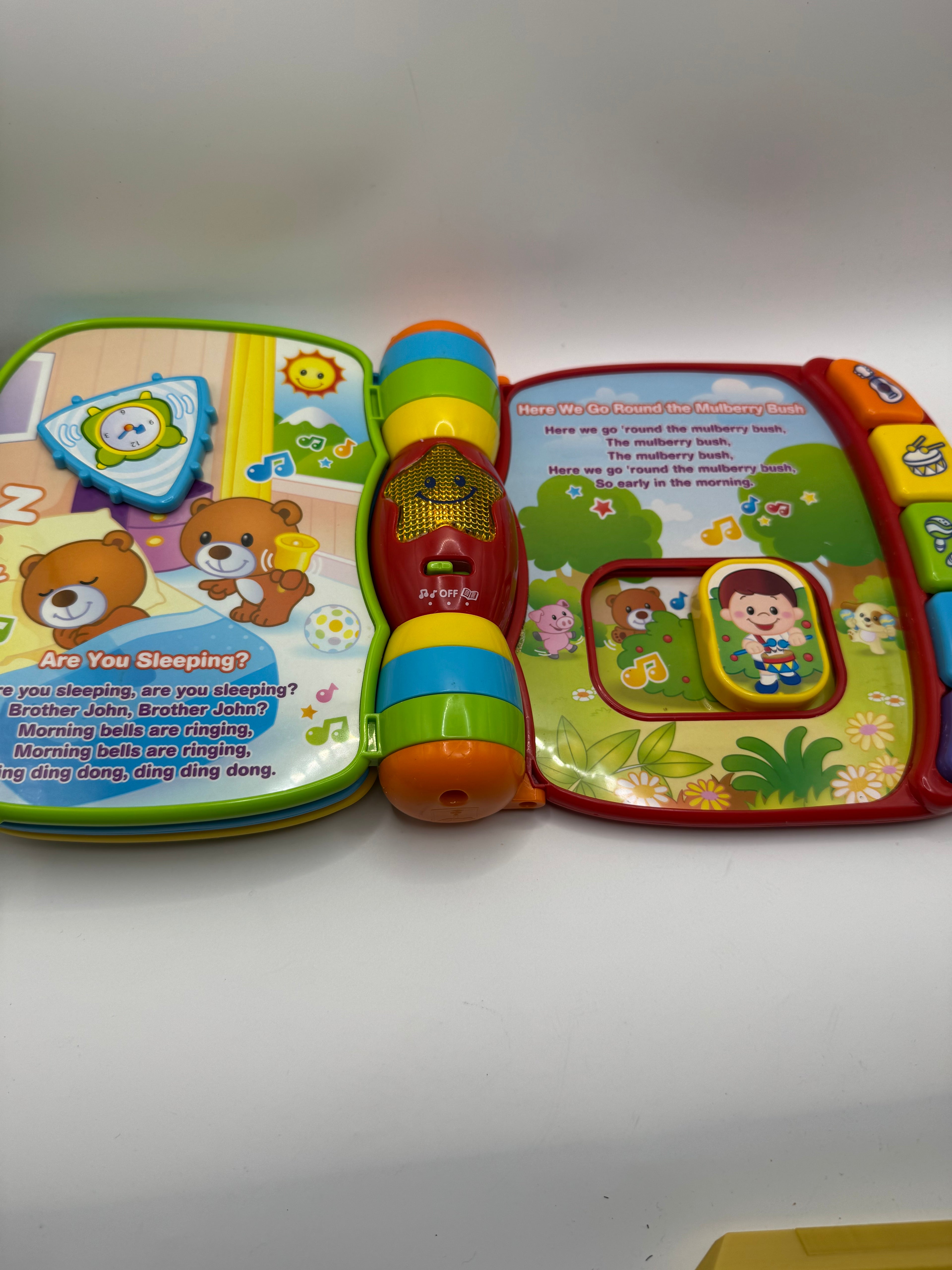 VTech Musical Nursery Rhymes Book Baby Educational Learning Toy Nursery Songs