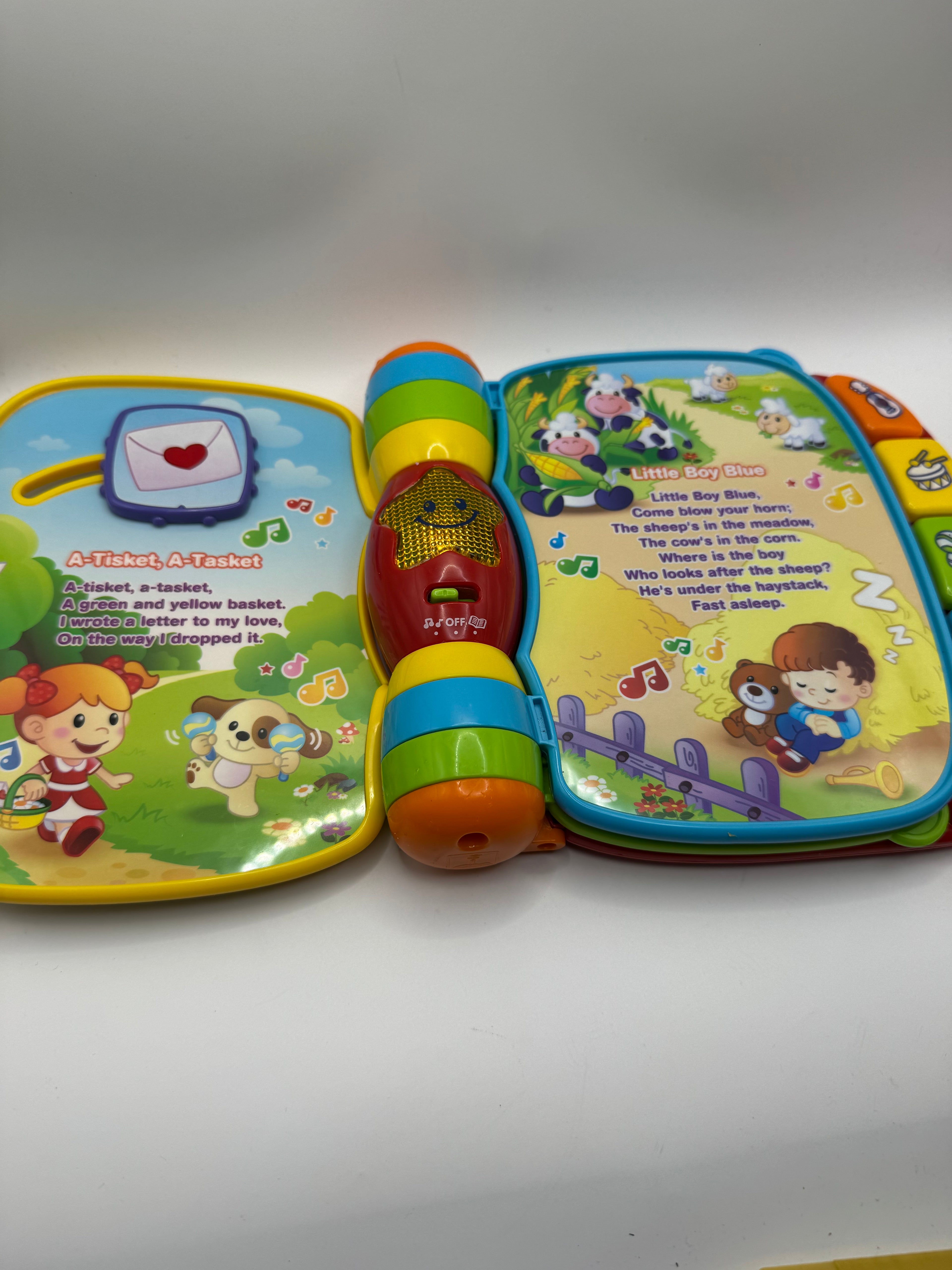 VTech Musical Nursery Rhymes Book Baby Educational Learning Toy Nursery Songs