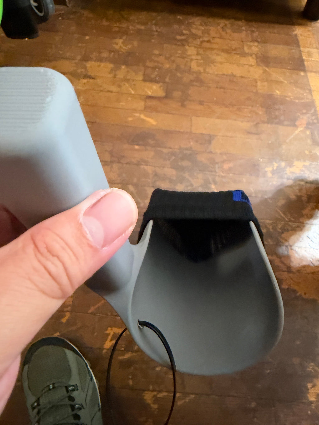 Sock assist handle left hand