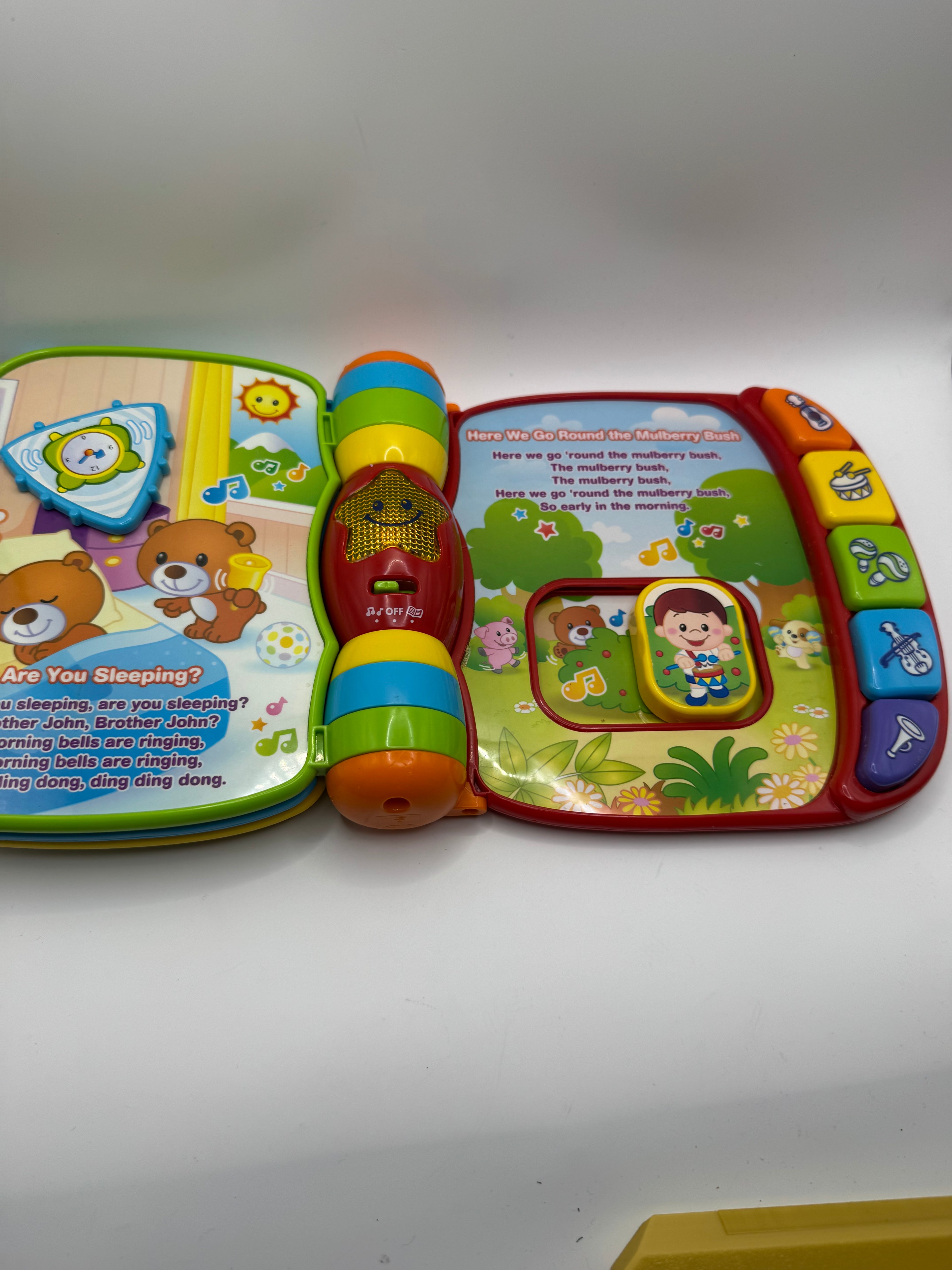 VTech Musical Nursery Rhymes Book Baby Educational Learning Toy Nursery Songs