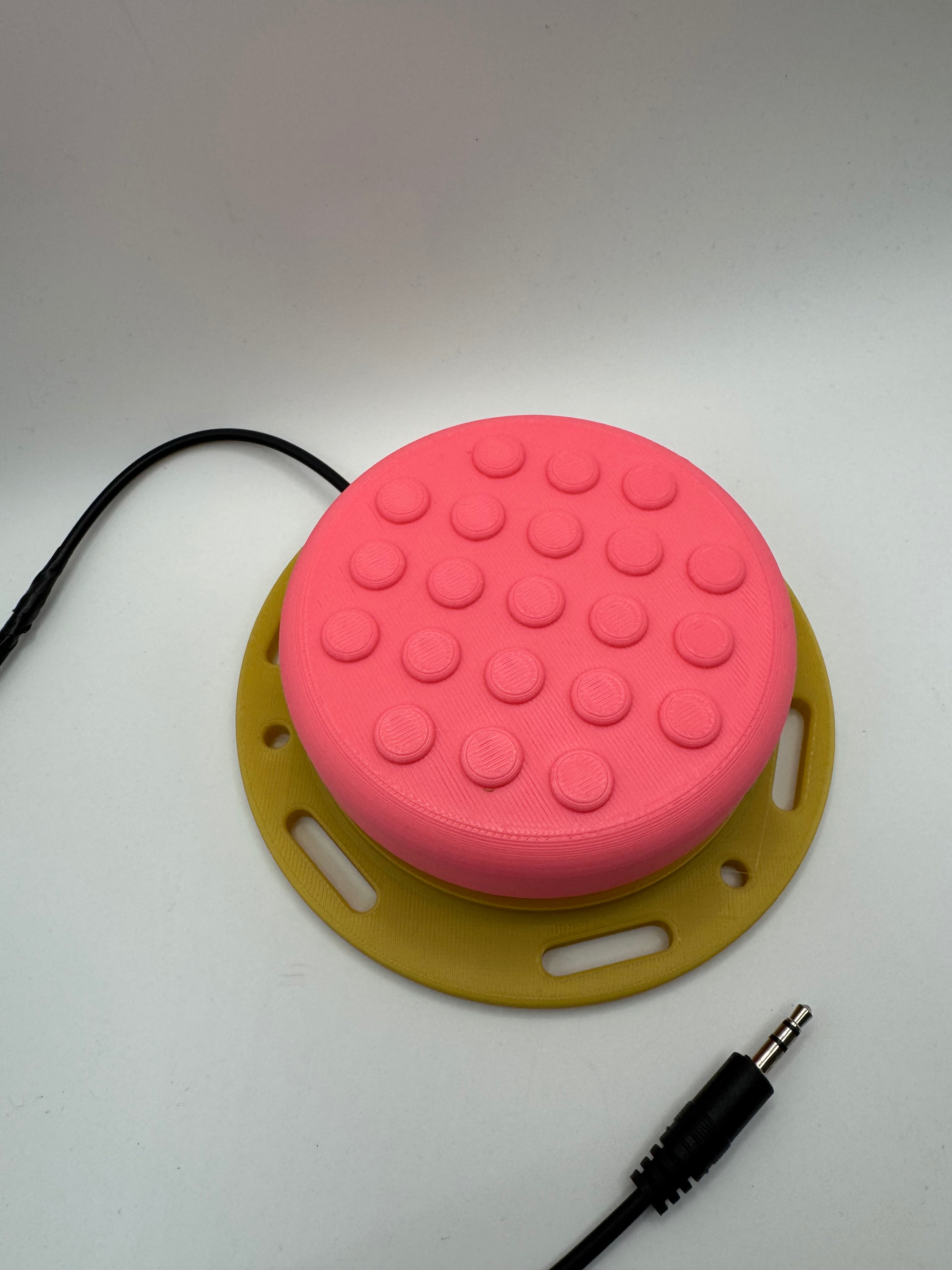 Textured switch button big