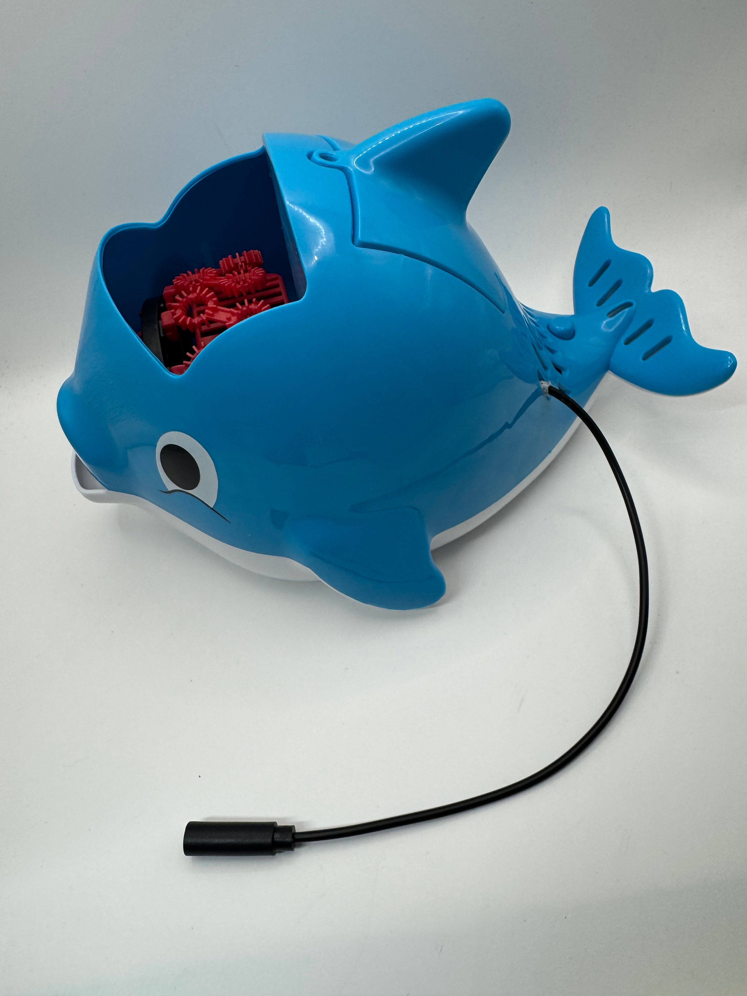 Switch modified bubble machine dolpin