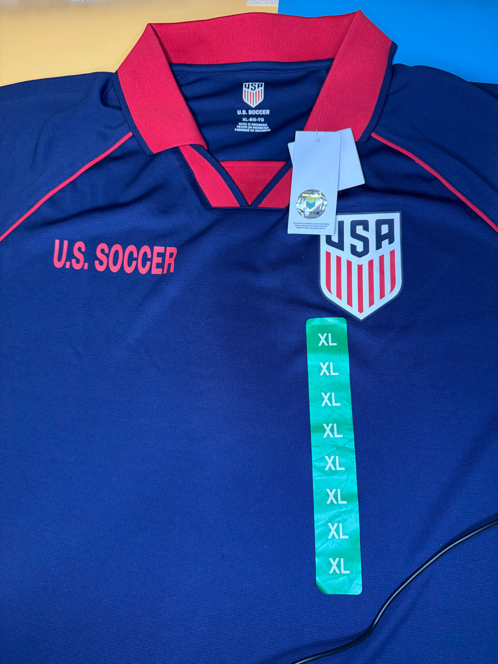 USA Soccer Polo Shirt WC26 Moisture-Wicking Polyester | World Cup 2026 Fan Gear