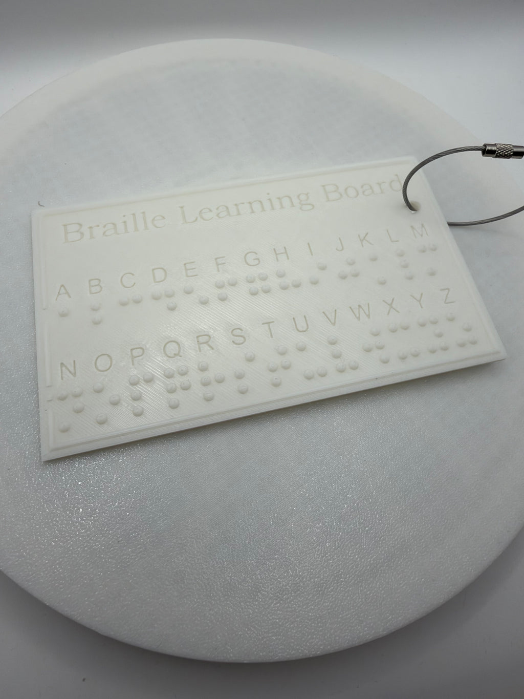 Braille abc board
