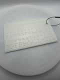 Braille abc board