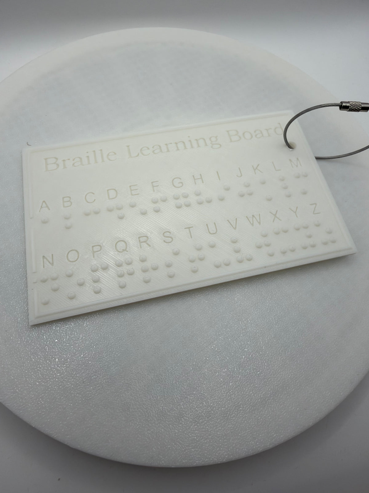 Braille abc board
