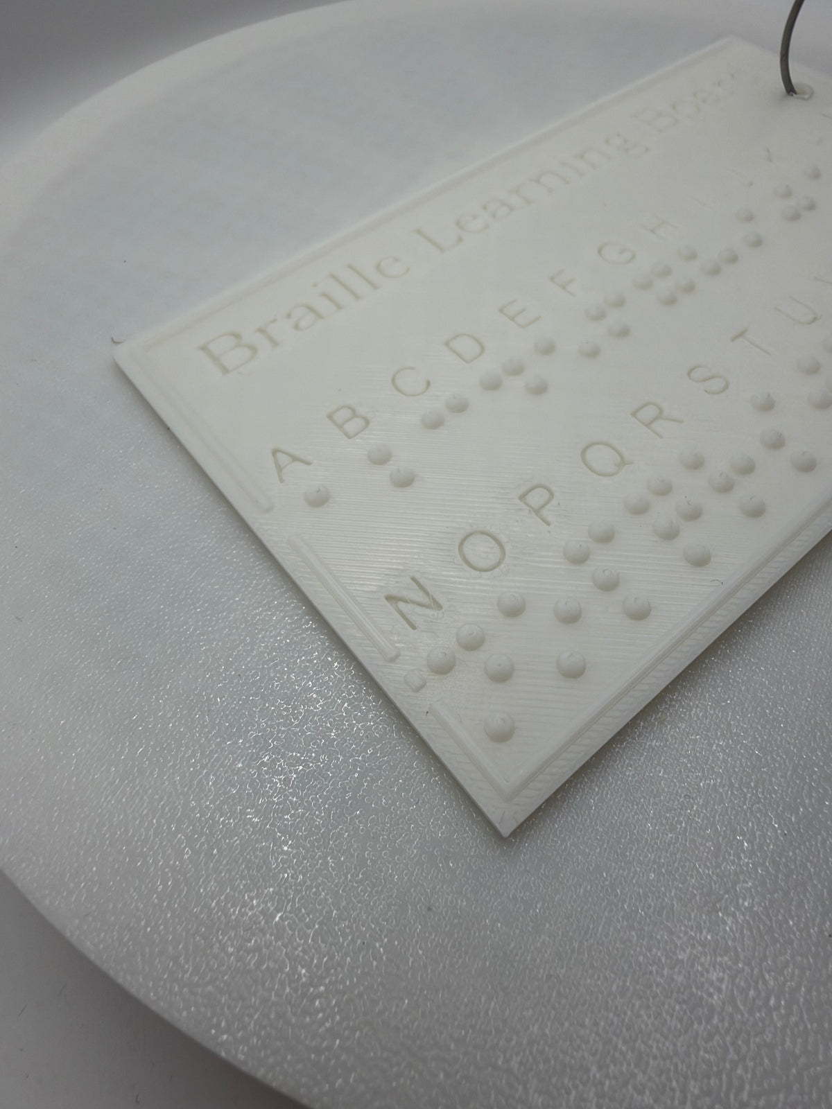 Braille abc board