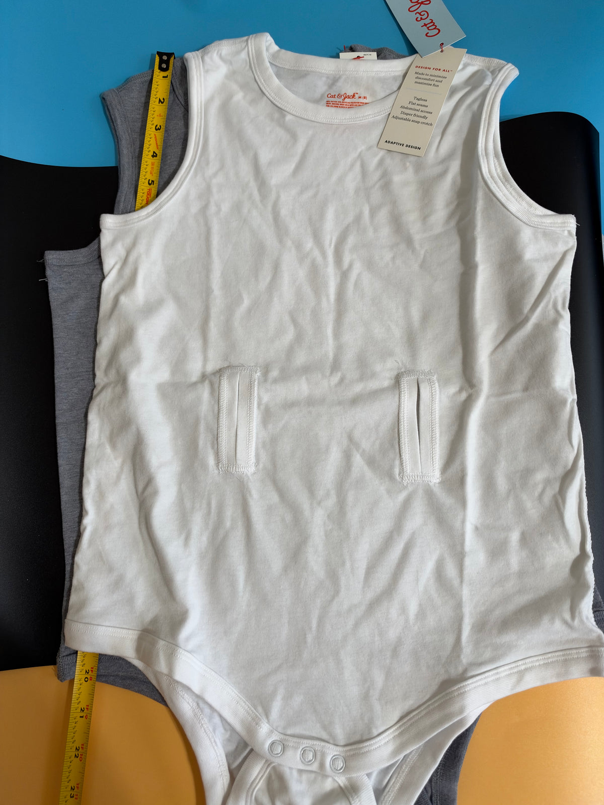 Kids adaptive Tank bodysuit - cat & jack