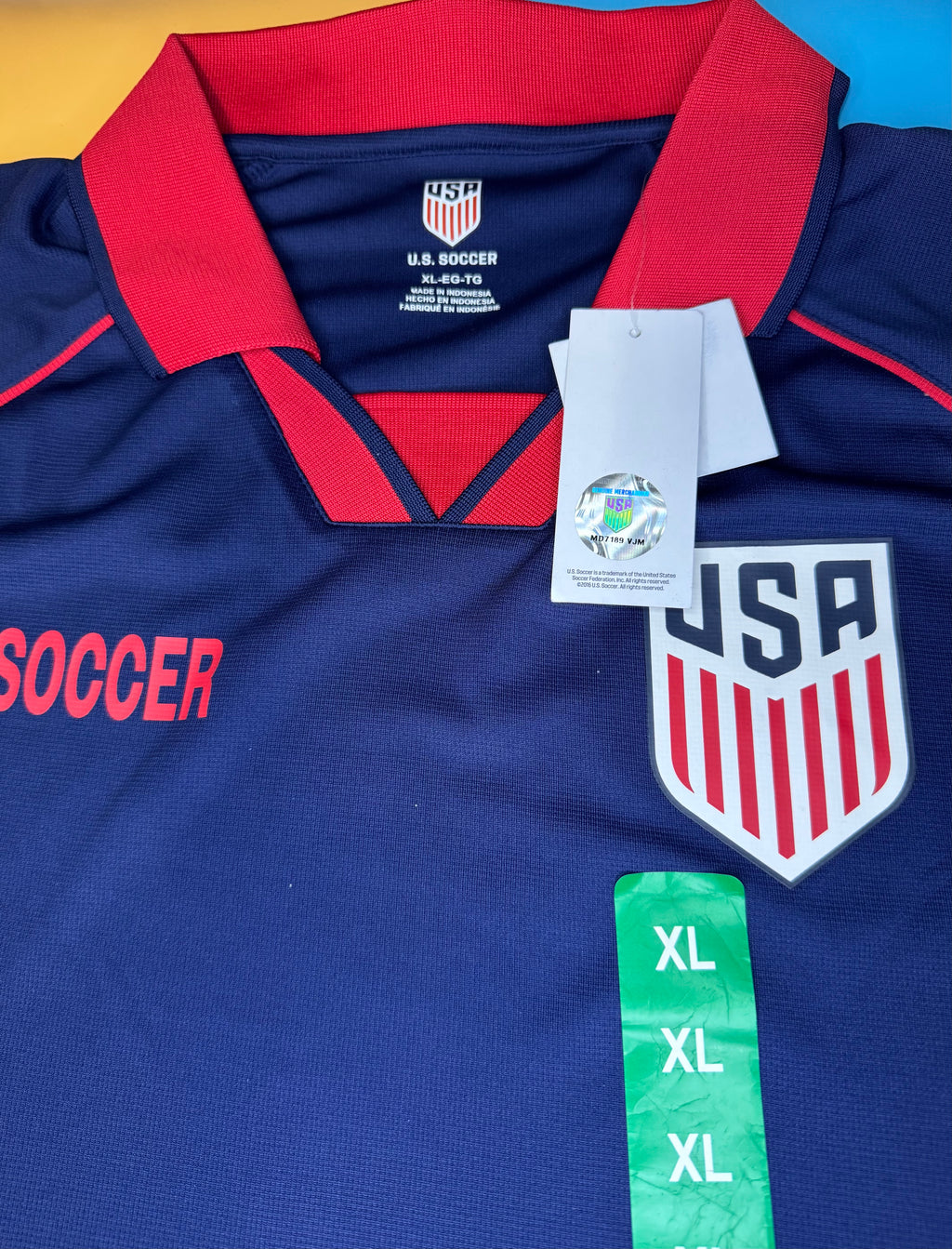 USA Soccer Polo Shirt WC26 Moisture-Wicking Polyester | World Cup 2026 Fan Gear