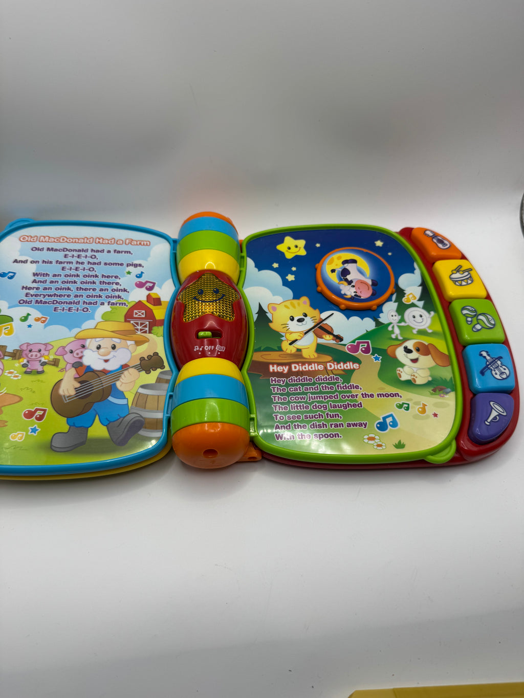 VTech Musical Nursery Rhymes Book Baby Educational Learning Toy Nursery Songs
