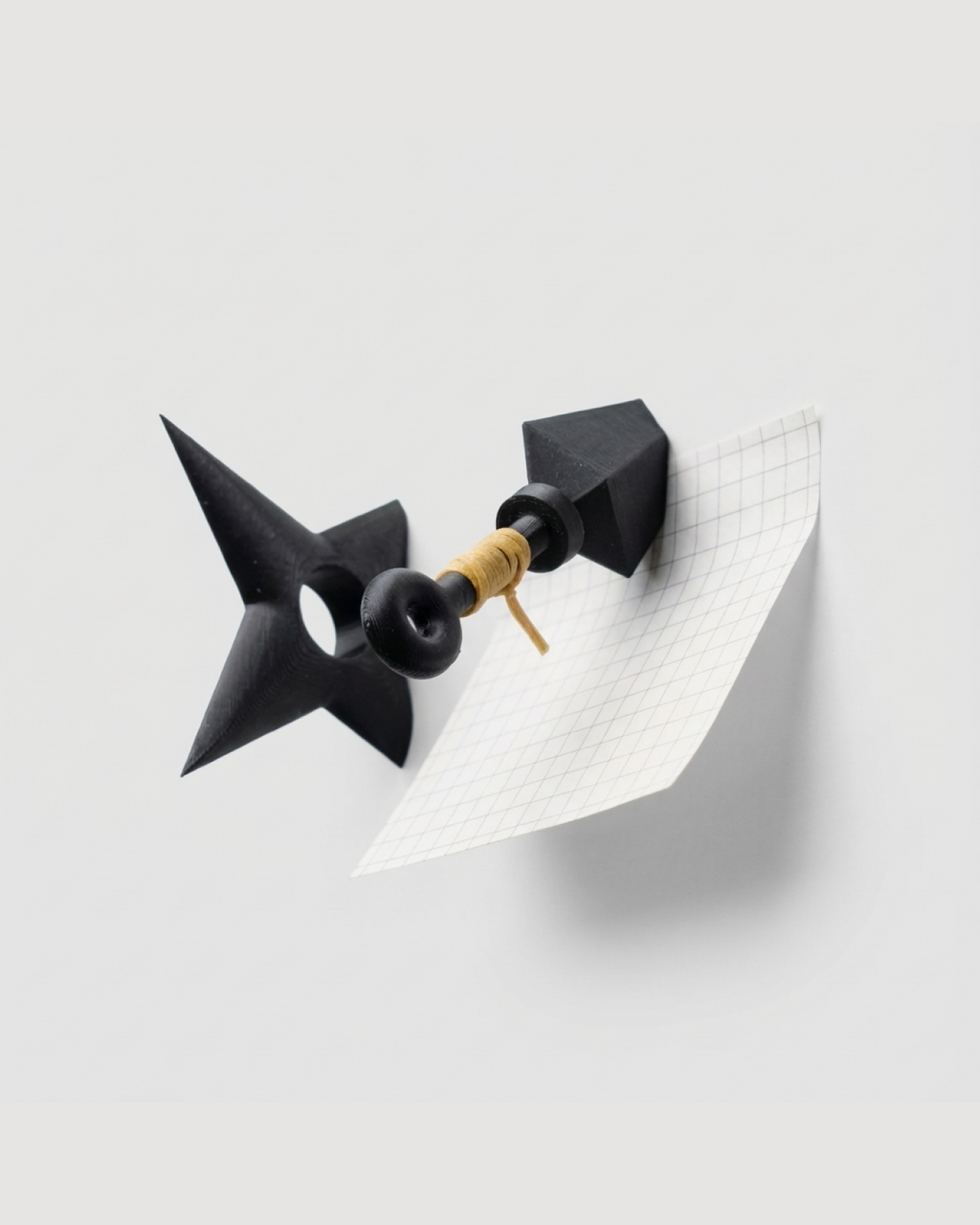 Ninja Memo Board Pin Set - Kunai & Shuriken