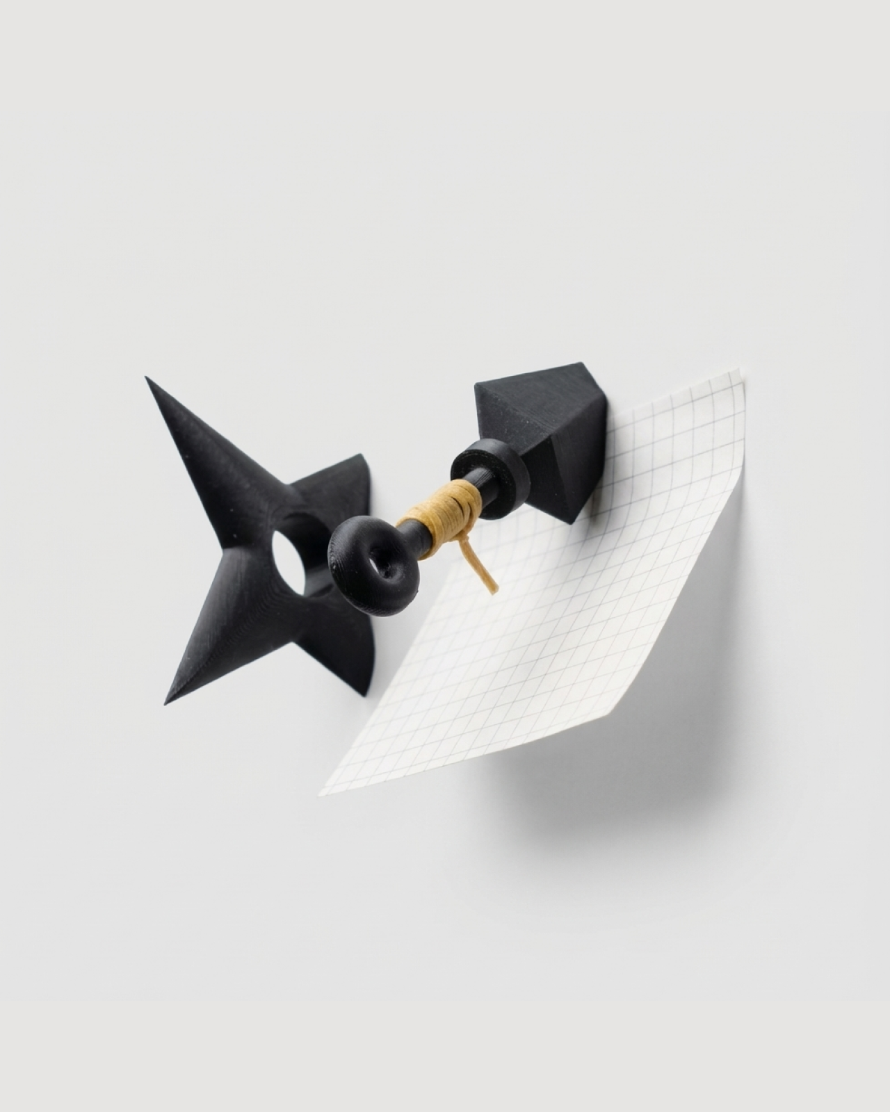 Ninja Memo Board Pin Set - Kunai & Shuriken