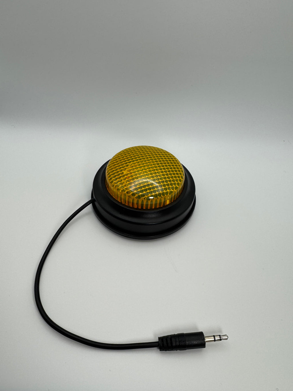 Yellow push button switch with voice record and play back