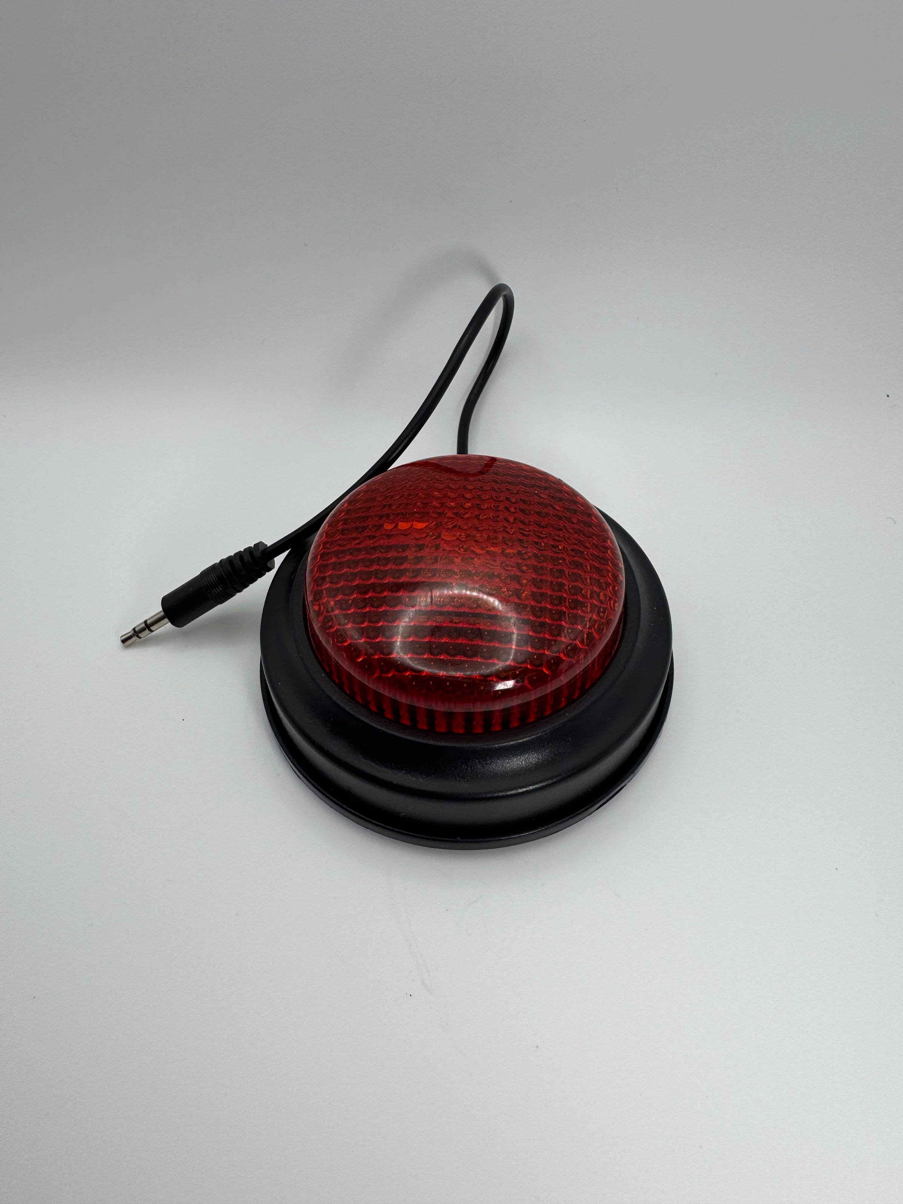 Red push button switch with voice record and play back