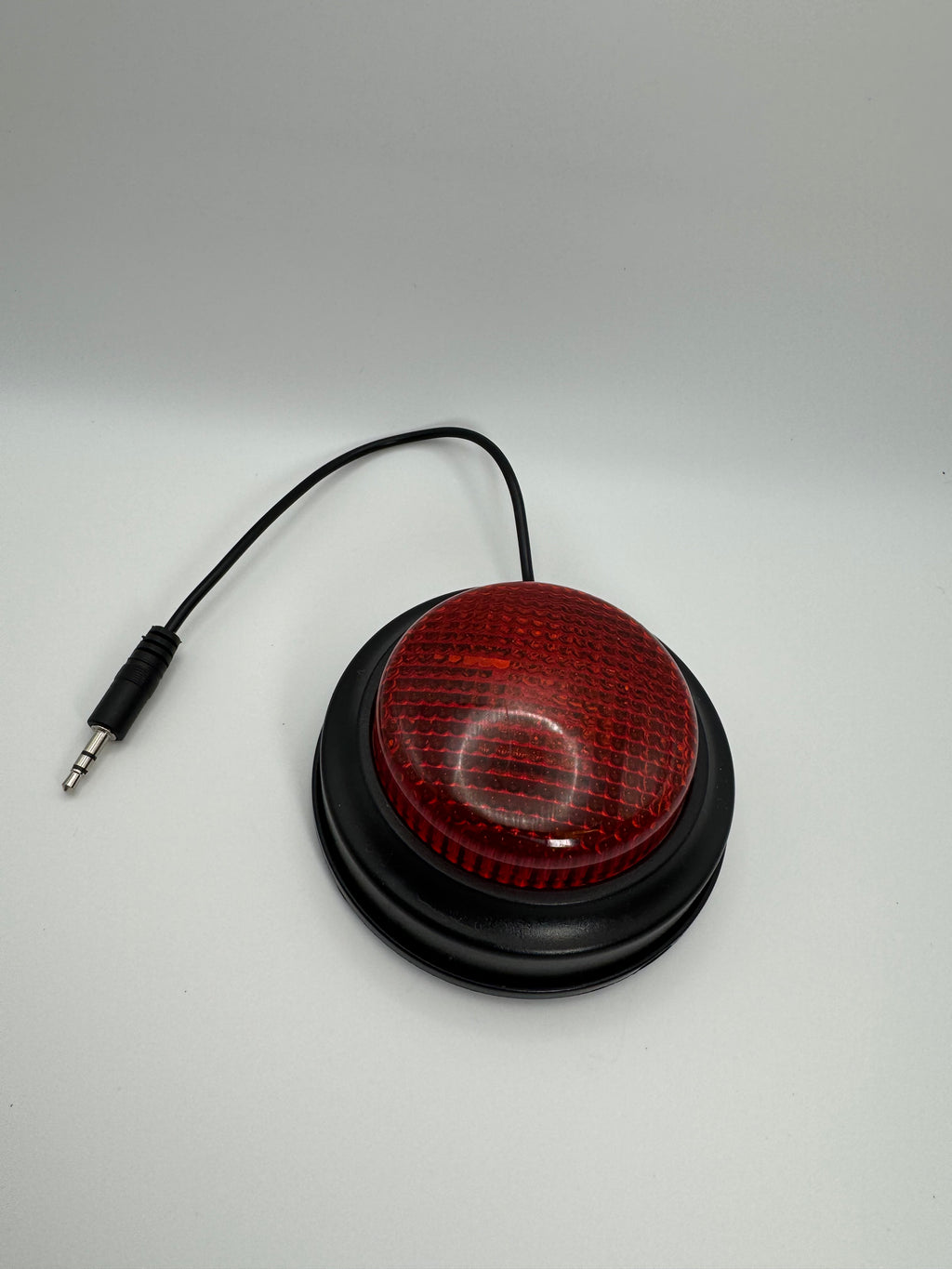 Red push button switch with voice record and play back