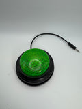 Green Push button switch with voice record and play back