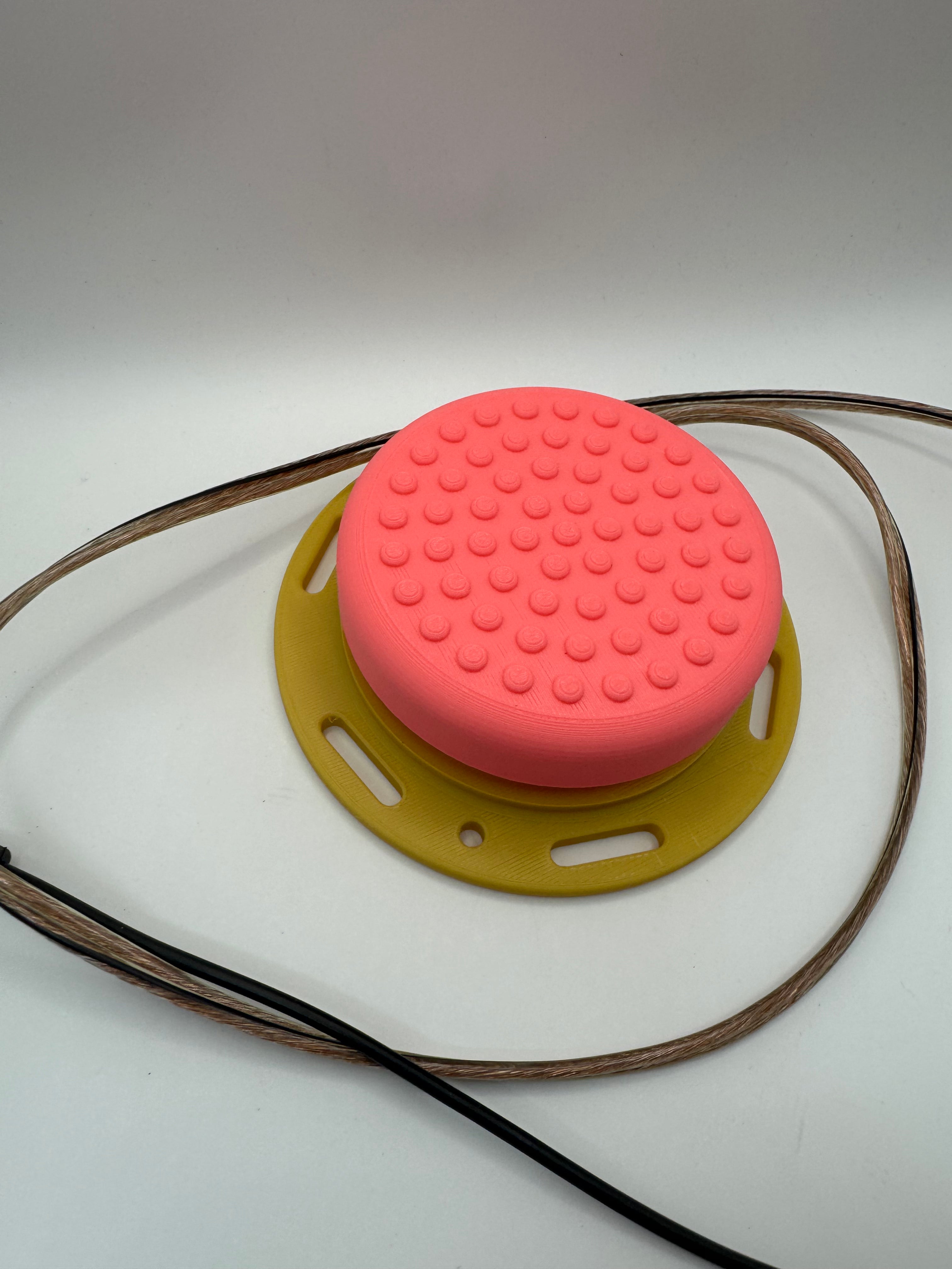 Textured switch button big
