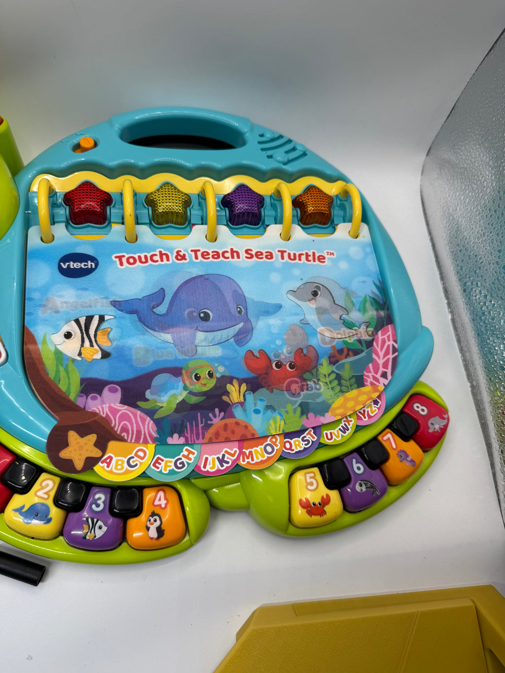 Switch adapted VTech Touch and Teach Sea Turtle Interactive Learning Book