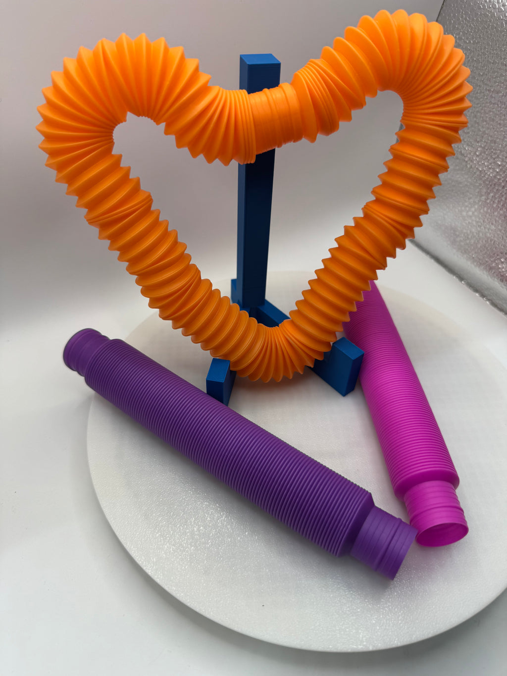 Pop and play tubes sensory toy 3 piece set