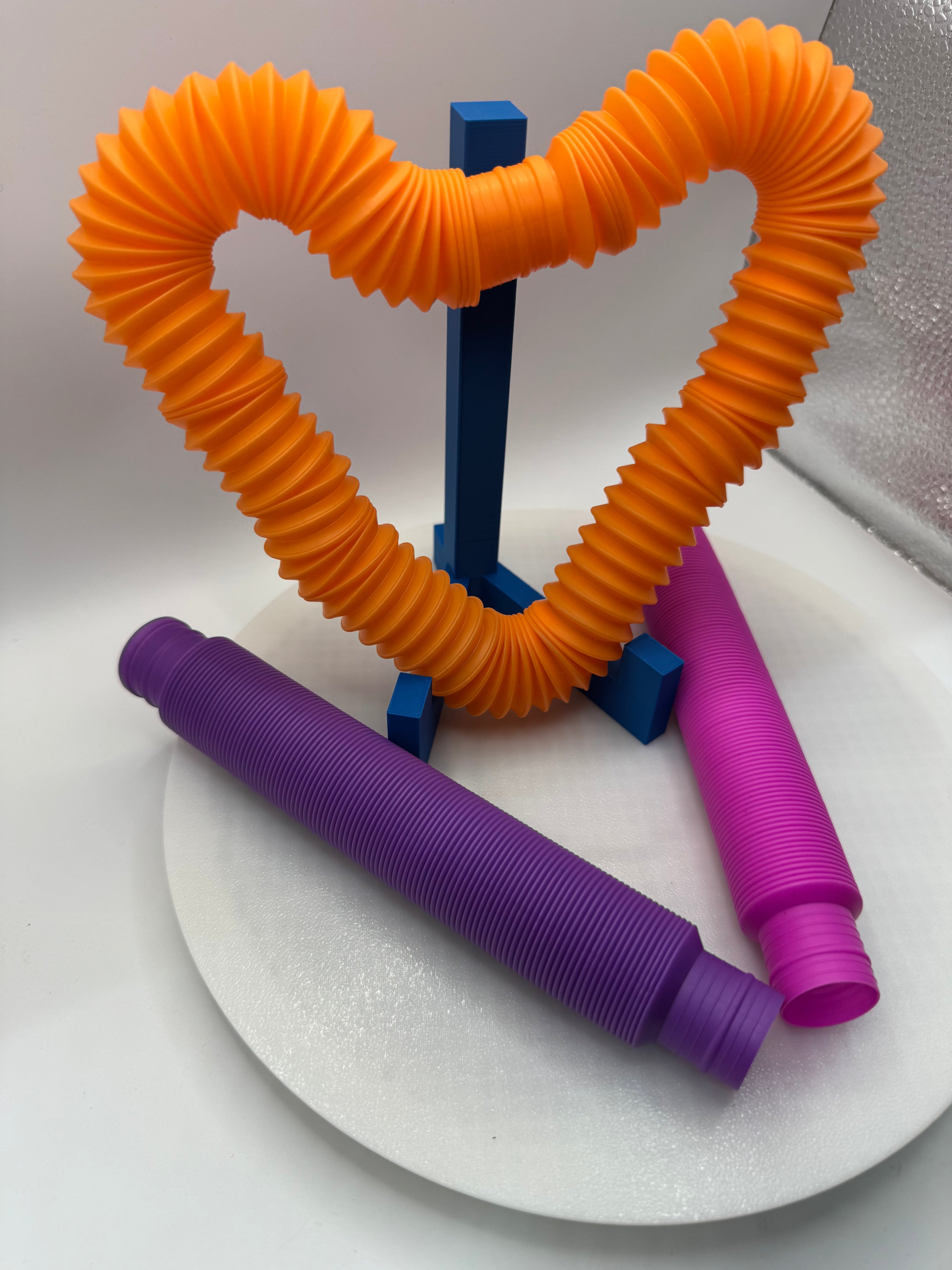 Pop and play tubes sensory toy 3 piece set