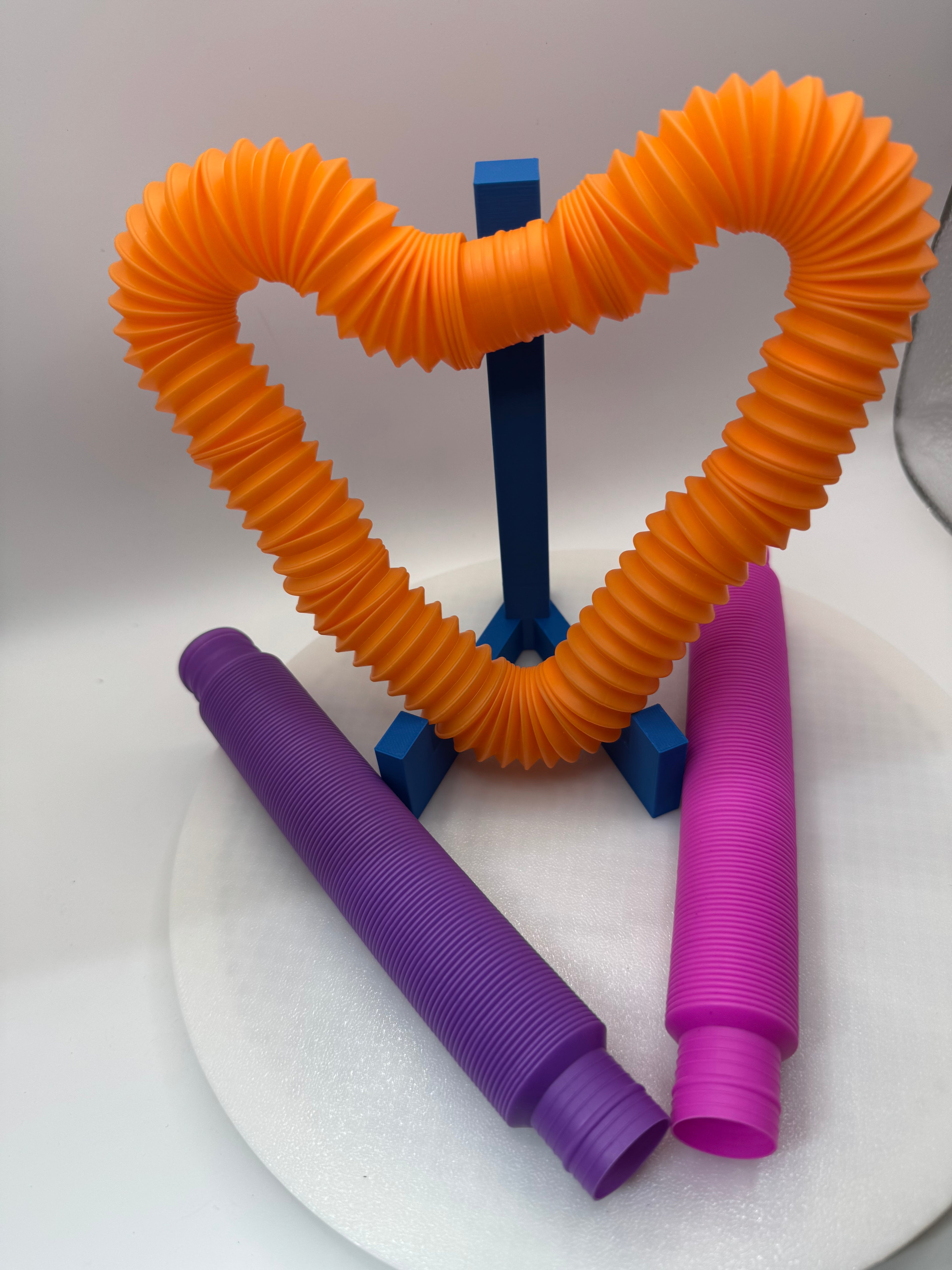 Pop and play tubes sensory toy 3 piece set