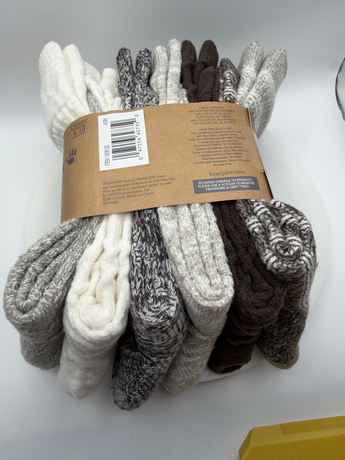 Bear Paw socks 6pairs
