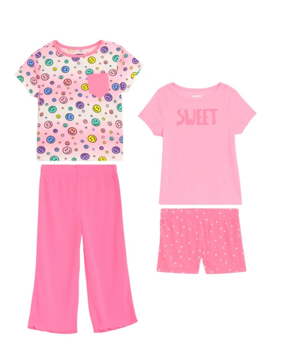Lands' End Kids' 4-piece PJ Set