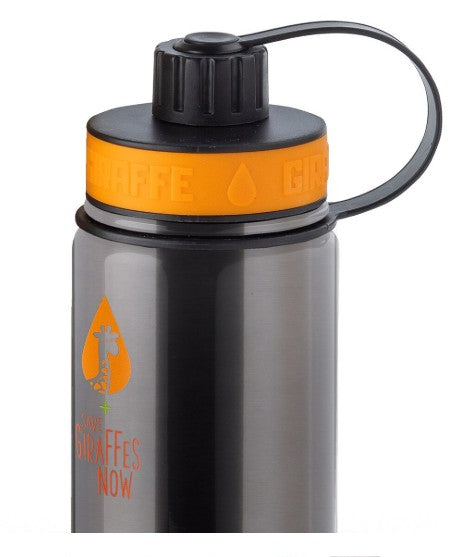 Save Giraffes Now Stainless Steel Bottle Limited Edition, 24oz
