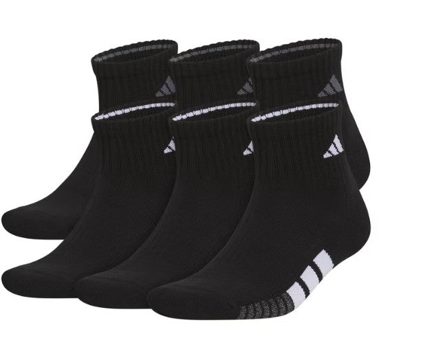 Adidas Men's Quarter Sock, 6-pair