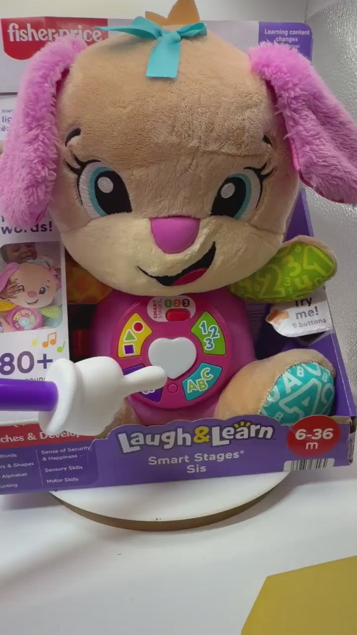 Fisher price laugh and learn smart stages puppy
