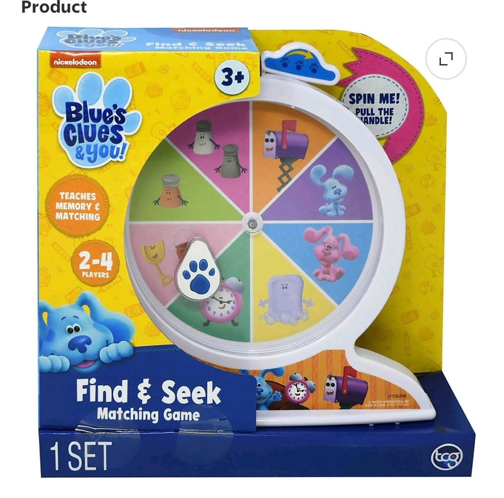 Blue's Clues Find and Seek Matching Game